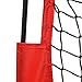 7x7 Feet Baseball Softball Hitting Pitching Net, Indoor Outdoor Softball Pitching Net with Carry Bag, Baseball Backstop Practice Net for Pitching Batting Catching for All Skill Levels (Red)