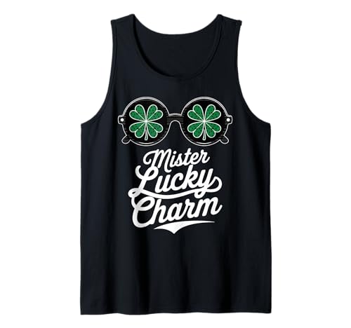 Lucky Clover Occhiali da Sole St Patrick's Day Retro Canotta