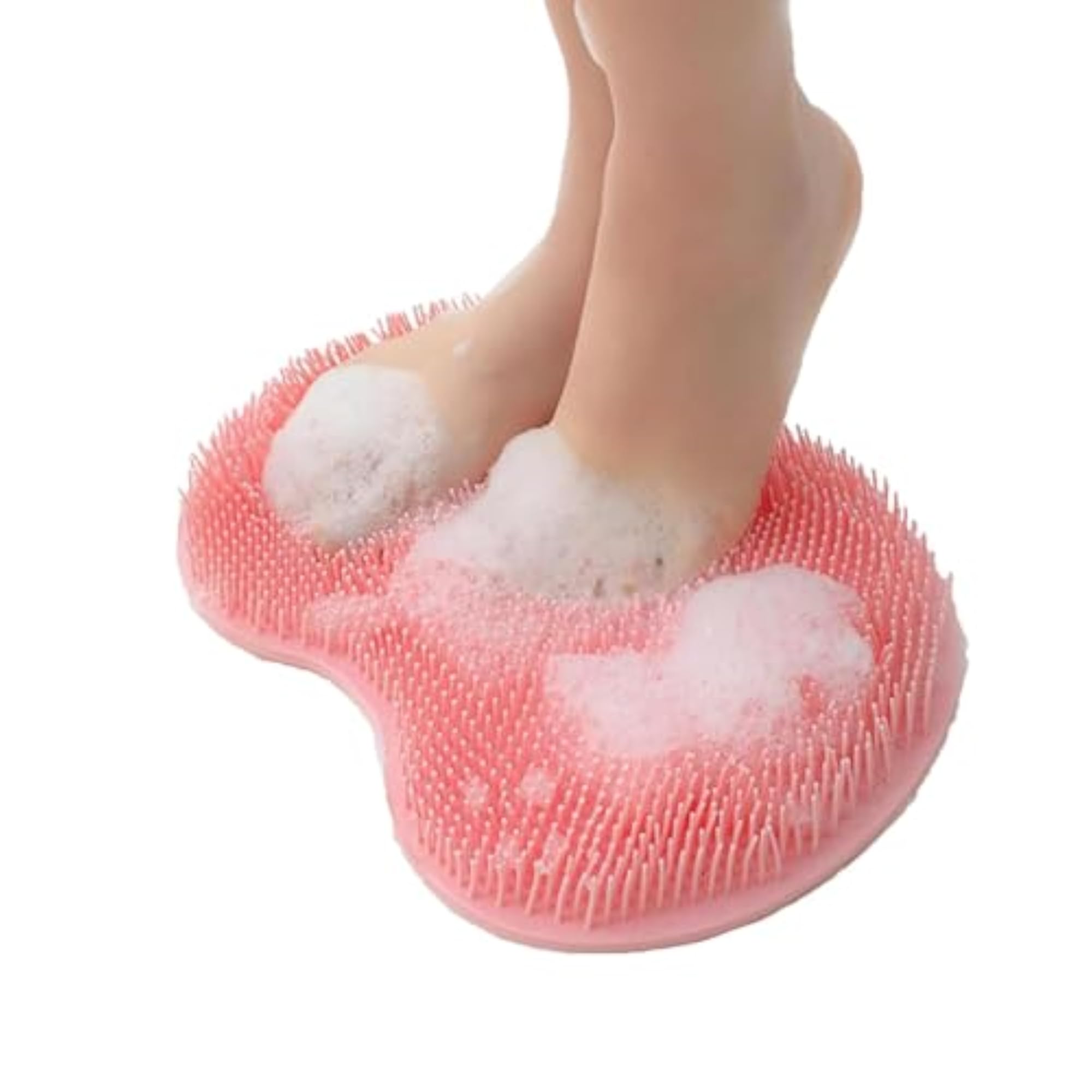 Foot Shower Scrubber - Silicone Non-Slip Foot Cleaner Mat