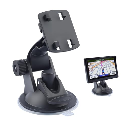 Soporte para monitor de cámara de respaldo de coche, soporte de monitor de cámara inversa con ventosas fuertes, soporte ajustable para parabrisas para coche, camión, SUV, cámara de respaldo de 4.3 y 5 Soporte para monitor de cámara de respaldo de coche, soporte de monitor de cámara inversa con ventosas fuertes, soporte ajustable para parabrisas para coche, camión, SUV, cámara de respaldo de 4.3 y 5
