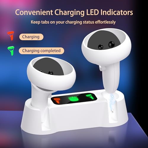 Station de charge Oculus Quest 2 avec batteries et câble type C - 4