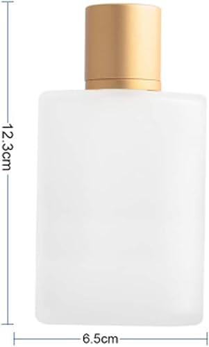 Miniatura 5 de 2 botellas de perfume de vidrio esmerilado de 3.4 fl oz con tapa de aluminio, botellas de aerosol vacías rellenables, atomizador de niebla fina,