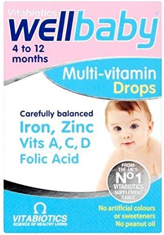 Amazon Com Vitabiotics Wellbaby 4 To 12 Months Multi Vitamin Drops 30ml Everything Else