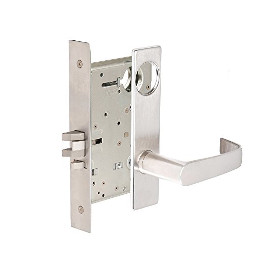 CORBINRUSSWIN ML2057-NSP-626-LC 626 Satin Chrome, Lever NSP Newport, Storeroom, Steel; Stainless Steel; Brass