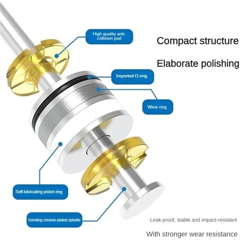 Vérin pneumatique compact SDA 20x5 mm double effet en aluminium - 5