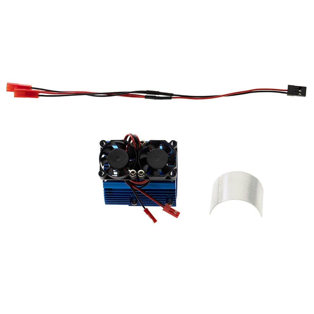 41-43mm Motor Heatsink Cooling for 1/8 Car Buggy, Blue