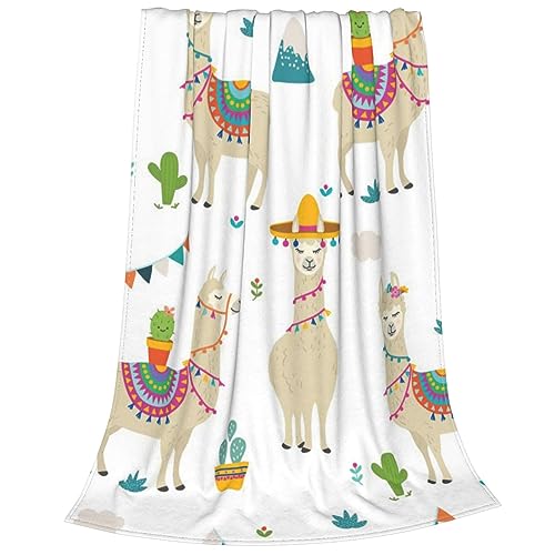 Couverture polaire micro-polaire canapé lit plaid chaud léger 152x127cm