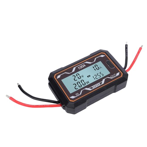 Medidor de rendimiento de consumo de batería 100A con pantalla LCD de alta precisión 6