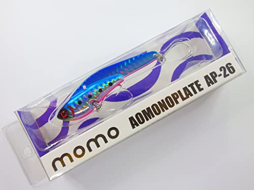 【momoルアー】 シーバスルアー 青物 メタルバイブ アオモノプレート AP-26 AP-35 AP-42 青物完全対応の決定版!! (26g - マコイワシ) 2枚目