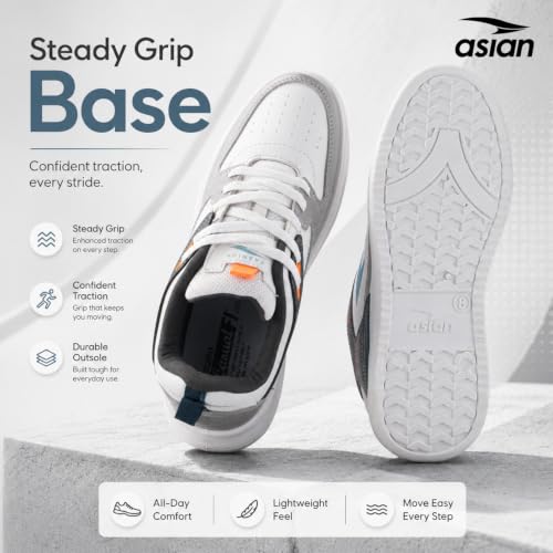 Image of ASIAN Men's TARZAN-11 Casual Sneaker Shoes with Synthetic Upper Lightweight Comfortable Mid Top Sneaker Shoes for Men's & Boy's