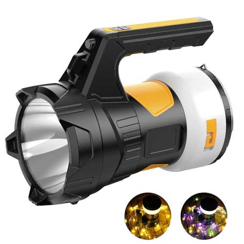 Projecteur de camping rechargeable 1000 lm avec batterie Li-ion 2400 mAh