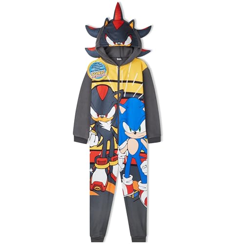 Get Trend Sonic The Hedgehog Fleece Jumpsuit Kinder 4-10 Jahre,...