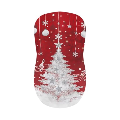 Image of Bar Stool Covers with Backs Christmas Tree Decor Height Mid Low Back Chair Protector Stain Resistant Bar Stool Chair Covers Counter Height Chair Covers Set of 2