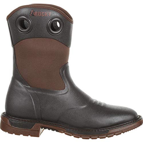Rocky Men's Waterproof Original Ride Flx Western Work Boot Square Toe Dark Brown 13 Ee Us #TOP6