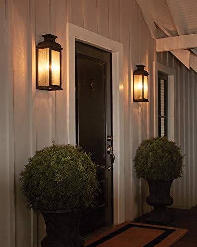 Generation Lighting OL11107DWZ Pediment Three - Light Outdoor Post Lantern Oustide Fixture, Dark Weathered Zinc Finish, 1-Light, cETL Listed, Safety Rated for Wet Locations image 4