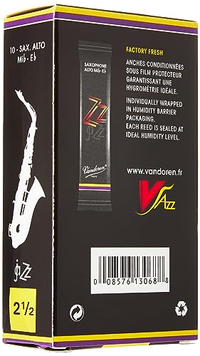 Vandoren SR4125 Alto Sax Zz Reeds Strength 2.5 thumb #1
