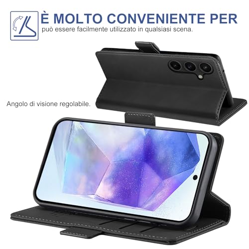 Coque Samsung A55 5G antivol protégeant écran et cartes rfid