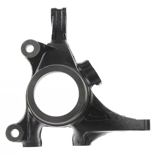 Image of Detroit Axle - Front Left Steering Knuckle for 2006 2007 2008 2009 Kia Rio Rio5, Driver Side Steering Knuckle Assembly Replacement