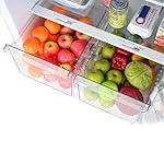 Kenmore 33 in. 20.5 cu. ft. Capacity Refrigerator/Freezer with Full-Width Adjustable Glass Shelving, Humidity Control Crispers, ENERGY STAR Certified, White - Image 5