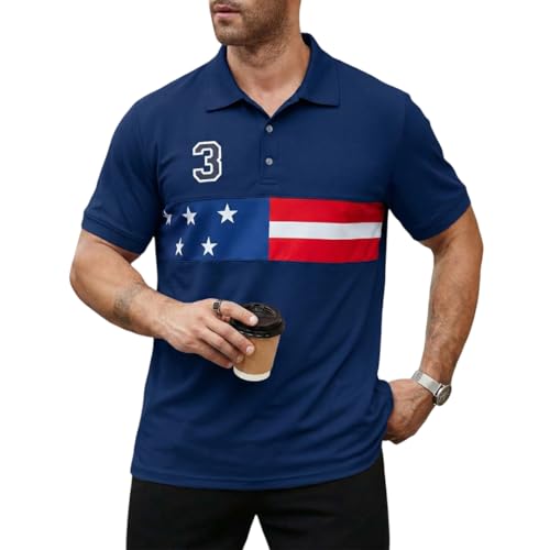 Image of Men's Polyster Stretchable Polo T-Shirts Half Sleeves Regular Fit T-Shirt for Everyday Wear