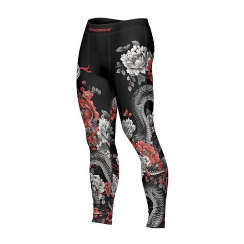 FORMONIES Snake Performance Spats – Men’s Compression Fight Tights for MMA, Wrestling, BJJ & Training2