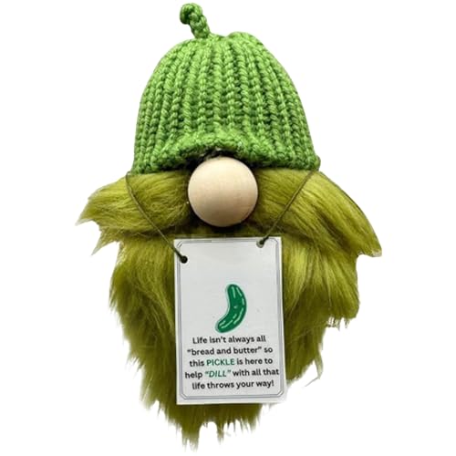 Gnomo de Apoyo Emocional, Gnomo de Gancho Soporte Emocional e Inspiración, Tu Pequeño Compañero Cannabis Mini Figura de Gnomos para Aliviar el Estrés, Regalo Único para Amigos Mujeres