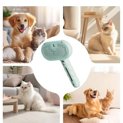 Spritz Defur pente para gatos, spritz defur pente para cães | Brusco de gato de carregamento USB com