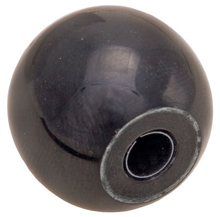 POK-35 Press-On Phenolic Ball Knob 1 1/4 Diameter, 3/4 bore.