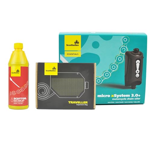 Scottoiler xSystem 3.0+ système automatique pour éviter la casse de chaîne moto