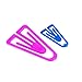 Baumgartens Assorted Colors Plastiklips (BAULP3150)