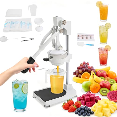 Cast Iron Juicer 304 Stainless Steel Citrus Press & Lemon