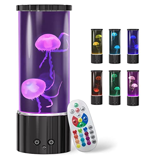 FBSPORT Jellyfish Lava Lamp, Jellyfish Lamps, Jellyfish Night Aquarium Tank Night Light 17 Color Changing with Remote Control for Kids Adults Home Office Decor Table Lamp Gifts for Christmas (Black) FBSPORT Jellyfish Lava Lamp, Jellyfish Lamps, Jellyfish Night Aquarium Tank Night Light 17 Color Changing with Remote Control for Kids Adults Home Office Decor Table Lamp Gifts for Christmas (Black)