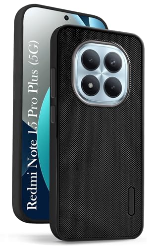 Image of Jkobi Rubberised Back Cover Case for Xiaomi Redmi Note 15 Pro Plus 5G (Textured Grip Design | Micro-Fiber Cloth Inside | Slim and Light Weight | Soft Touch and Feel)