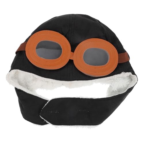 VALICLUD Kids Fleece Pilot Hat Cartoon Fashion Winter Headwear Warm Unisex Children’s Cap for Autumn and Winter