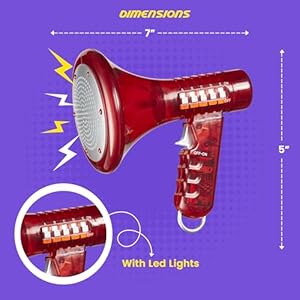 Toysmith Tech Gear Multi Voice Changer – Amplifies Voice with 8 Fun Effects, Fun Toy or Gift for Kids Ages 5+- Christmas Gifts, Stocking Stuffer, 6.5”, Colors May Vary Toysmith Tech Gear Multi Voice Changer–Amplifies Voice with 8 Fun Effects Fun Toy or Gift for Kids Ages 5 Christmas Gifts Stocking Stuffer 65 Colors May Vary