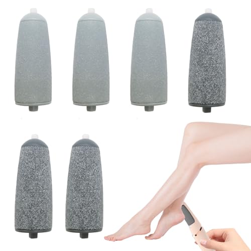 6 Pcs Products for JML NuYou Pedi Roller Replacement Heads for Flawless Pedi Replacement Foot Grinder Roller Heads Foot File Replacement Rollers for JML for Feet Callus Removers (Normal)