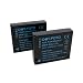 Produktbild 2 x Dot.Foto DMW-BCJ13, DMW-BCJ13E Premium 3.6v / 1250mAh Akku für Panasonic Lumix DMC-LX5, DMC-LX7