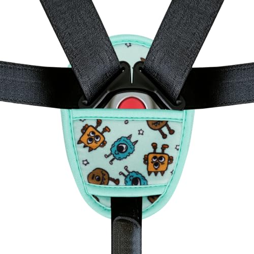 Image of 2 Pack Crotch Area Pad for Stroller, Universal Pram Belt Cushion for Kids