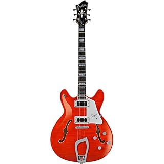 Hagstrom SUVIK-BLK Guitare électrique semi-creuse 6 cordes Noir brillant Manderin - Les Beatles, Paul McCartney, John Lennon, RIngo Starr, George Harrison Hagstrom SUVIK-BLK Guitare électrique semi-creuse 6 cordes Noir brillant Manderin – Image 3