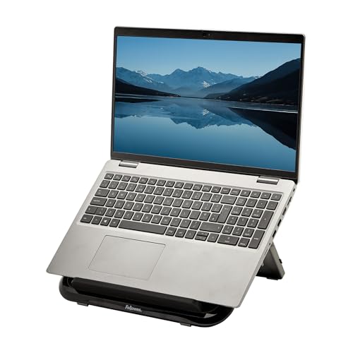 Fellowes Elevador para Portátil Everyday – Soporte Ajustable con 7 Alturas para Escritorio, Hogar u Oficina – hasta 17