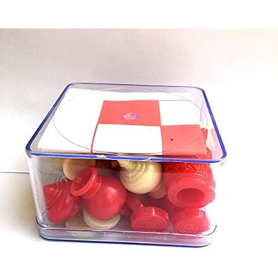 Thailand Premium Chess Set MAKRUK Thai Traditional New Game RED & White