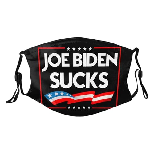 Fuck Joe Biden Sucks Funny Election Anti Biden Adult Dust Mask Adjustable Dust Face with 2 Filter89