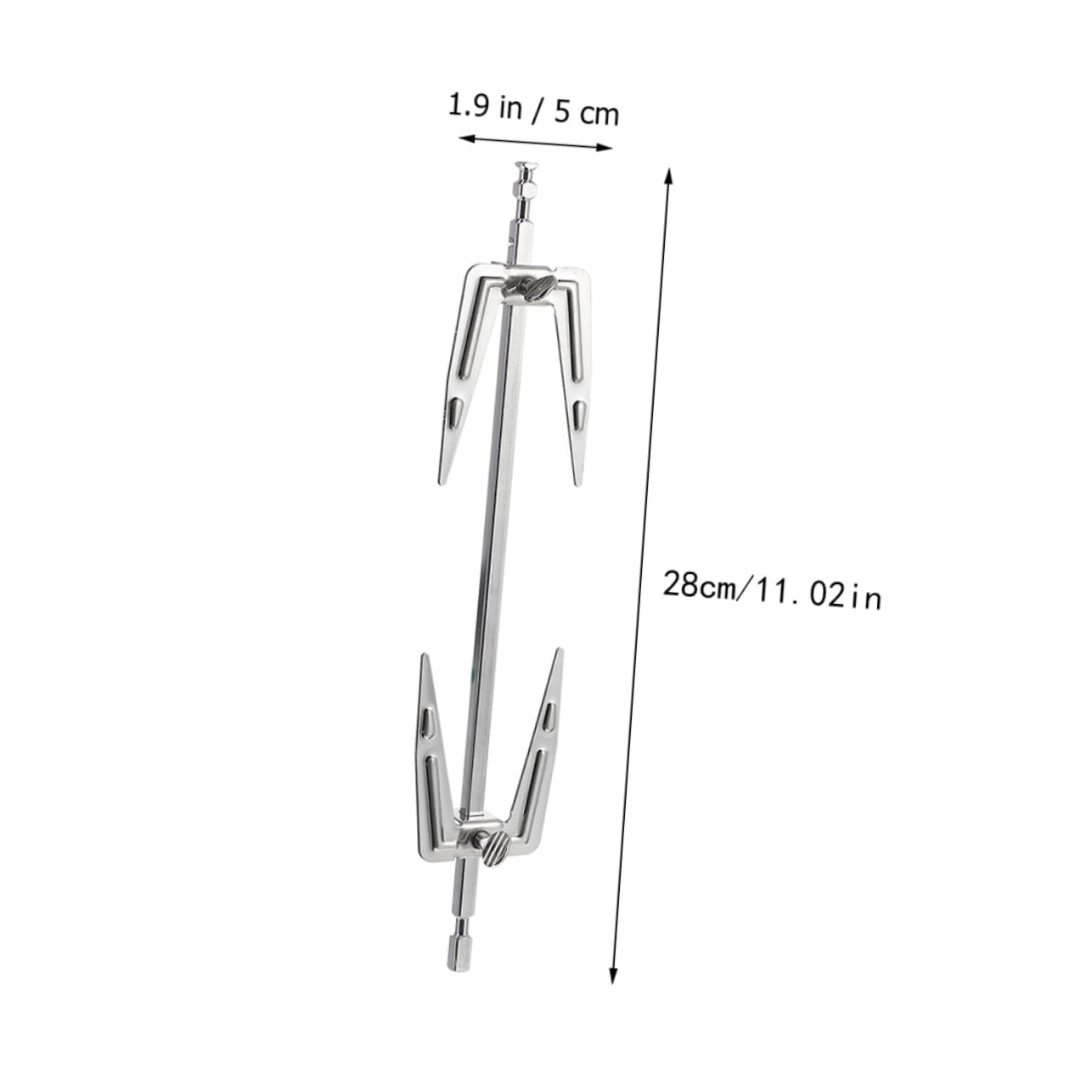 Yardwe 2Pcs Rotating Grill Forks Stainless Steel Bbq Forks for Ovens Air Fryers Cooking Gadget for Even Heating Delicious Grilling Easy to Clean Resistant