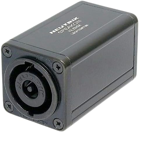 New Genuine Neutrik NL8MM 8 Pole Male Locking SpeakOn Cable Coupler-Adapter,