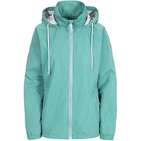 Trespass Damen Regenjacke Boom mit versteckter Kapuze XS Green Tea Cover