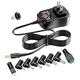 24W アダプター 3V 4.5V 5V 6V 7.5V 9V 12V マルチ電圧 AC アダプター 3~12V 2A スピーカー タブレット LEDストリップ 無線ルータ DVDプレーヤ 電源 アダプター 汎用