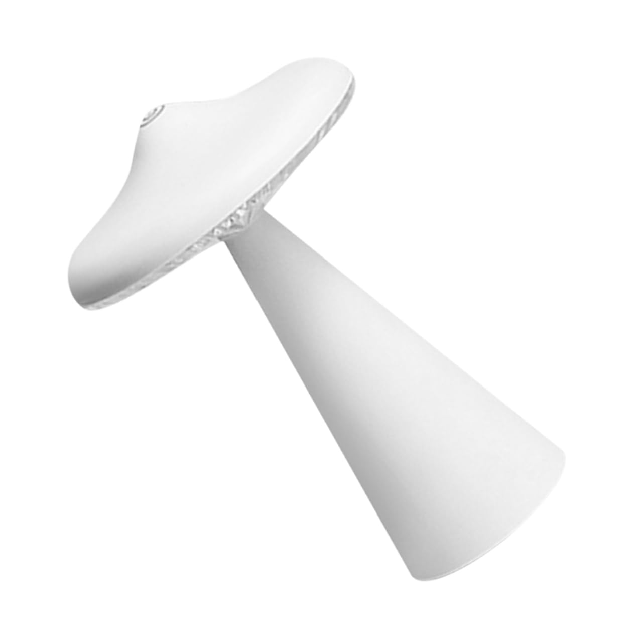 Artibetter Lampada da Tavolo Ricaricabile a Luce Calda Touch Dimming, Design a Forma di Disco Decorativo per Camera da Letto, Ufficio, Scuola, Regalo Creativo