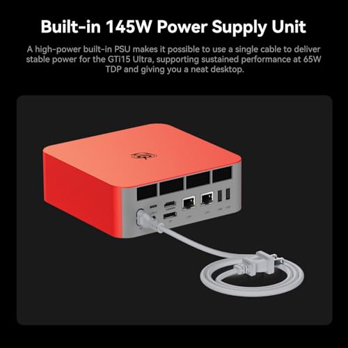 Image of Beelink GTi15 Mini PC, Intel Ultra 9 285H (up to 5.4GHz) 16C /16T