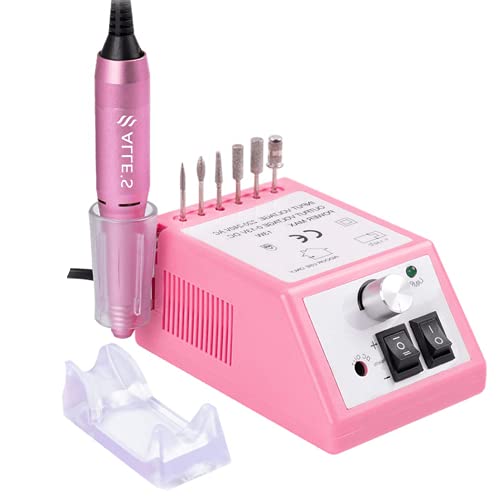 ALLES Professional Electric Nail Drill - 20000 RPM Efile Buffer & Manicure Grinder Tools for Acrylic Nails
