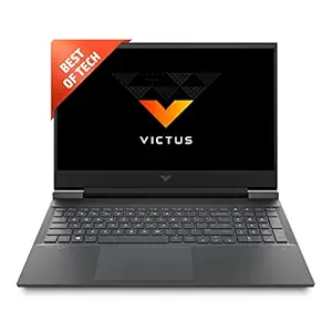 HP Victus Gaming Latest AMD Ryzen 5 5600H Processor 16.1 inch(40.9 cm) FHD Gaming Laptop (8GB RAM/512GB SSD/4GB Radeon RX5500M Graphics/B&O/Backlit KB/Win 10/MS Office/Xbox Game Pass),16-E0162ax